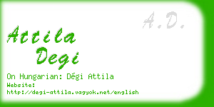 attila degi business card